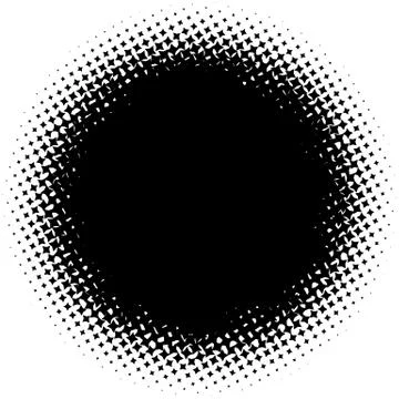 Halftone element. Abstract geometric graphic with half-tone pattern 스톡 일러스트