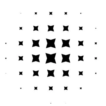 Halftone element. Abstract geometric graphic with half-tone pattern Illustrazione stock