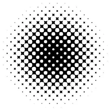 Halftone element. Abstract geometric graphic with half-tone pattern 스톡 일러스트