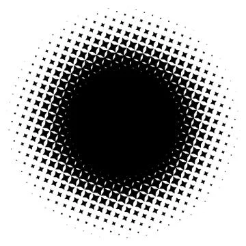Halftone element. Abstract geometric graphic with half-tone pattern 스톡 일러스트