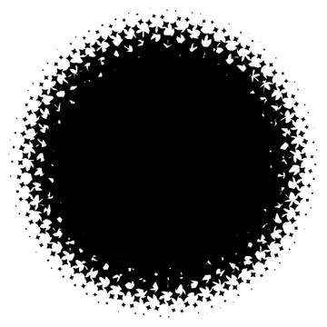 Halftone element. Abstract geometric graphic with half-tone pattern 스톡 일러스트