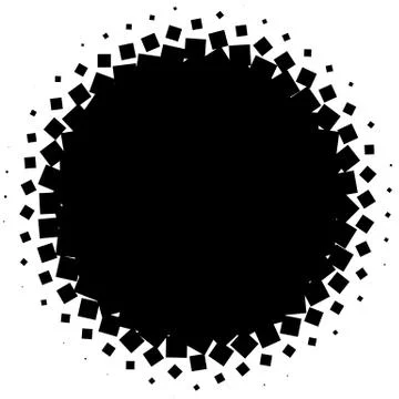 Halftone element. Abstract geometric graphic with half-tone pattern 스톡 일러스트