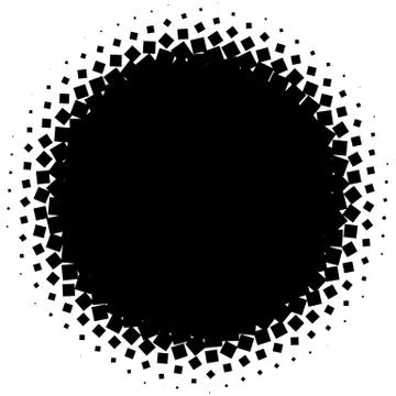 Halftone element. Abstract geometric graphic with half-tone pattern 스톡 일러스트