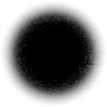 Halftone element. Abstract geometric graphic with half-tone pattern 스톡 일러스트