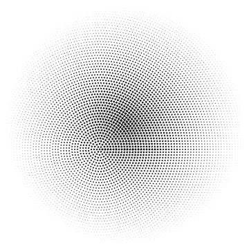 Halftone element. Abstract geometric graphic with half-tone pattern 스톡 일러스트