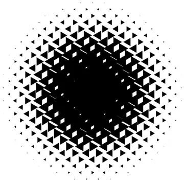 Halftone element. Abstract geometric graphic with half-tone pattern 스톡 일러스트