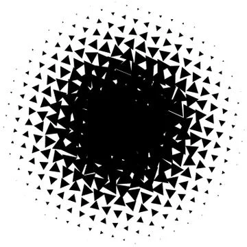 Halftone element. Abstract geometric graphic with half-tone pattern 스톡 일러스트