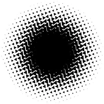 Halftone element. Abstract geometric graphic with half-tone pattern 스톡 일러스트