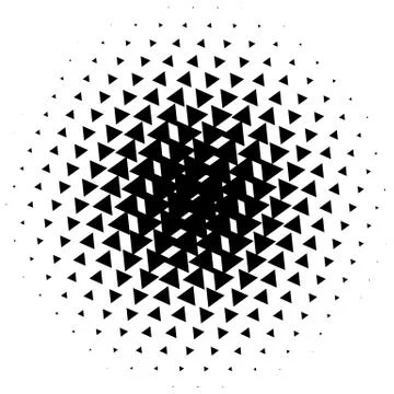 Halftone element. Abstract geometric graphic with half-tone pattern 스톡 일러스트