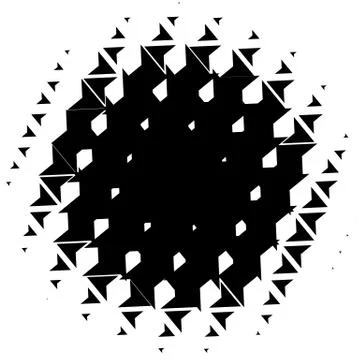 Halftone element. Abstract geometric graphic with half-tone pattern 스톡 일러스트