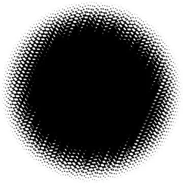 Halftone element. Abstract geometric graphic with half-tone pattern 스톡 일러스트