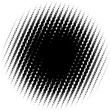 Halftone element. Abstract geometric graphic with half-tone pattern Stock Illustration