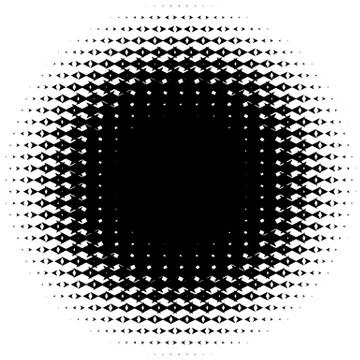 Halftone element. Abstract geometric graphic with half-tone pattern 스톡 일러스트
