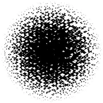 Halftone element. Abstract geometric graphic with half-tone pattern 스톡 일러스트