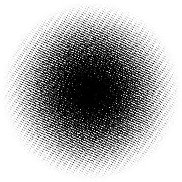 Halftone element. Abstract geometric graphic with half-tone pattern Stock Illustration