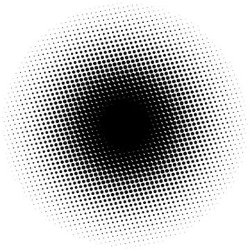 Halftone element. Abstract geometric graphic with half-tone pattern 스톡 일러스트