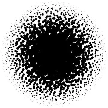 Halftone element. Abstract geometric graphic with half-tone pattern 스톡 일러스트