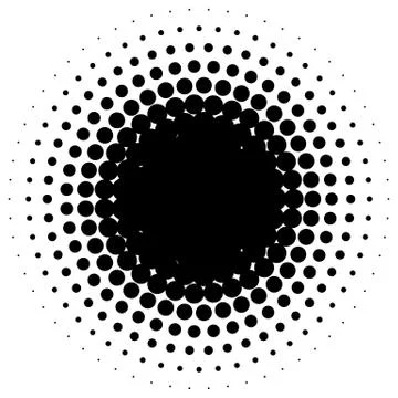 Halftone element. Abstract geometric graphic with half-tone pattern 스톡 일러스트