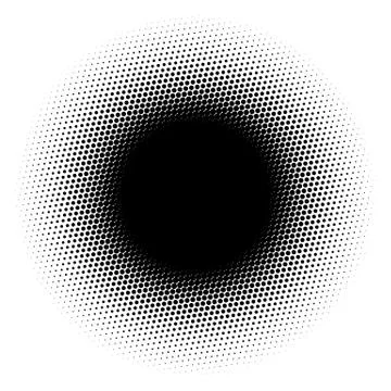 Halftone element. Abstract geometric graphic with half-tone pattern 스톡 일러스트
