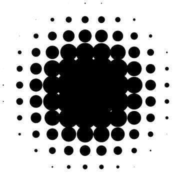 Halftone element. Abstract geometric graphic with half-tone pattern 스톡 일러스트