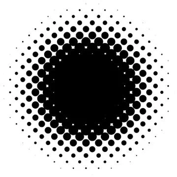 Halftone element. Abstract geometric graphic with half-tone pattern 스톡 일러스트