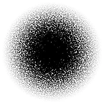 Halftone element. Abstract geometric graphic with half-tone pattern 스톡 일러스트