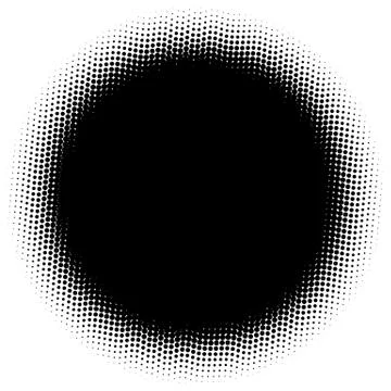 Halftone element. Abstract geometric graphic with half-tone pattern 스톡 일러스트