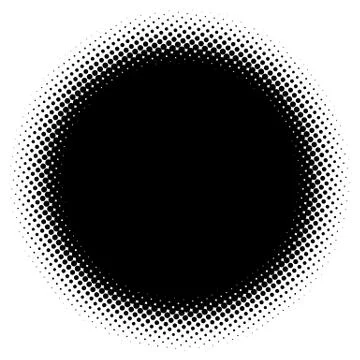 Halftone element. Abstract geometric graphic with half-tone pattern 스톡 일러스트