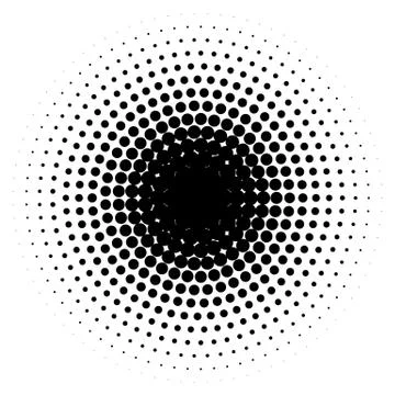 Halftone element. Abstract geometric graphic with half-tone pattern 스톡 일러스트