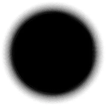 Halftone element. Abstract geometric graphic with half-tone pattern 스톡 일러스트