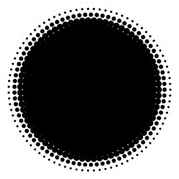 Halftone element. Abstract geometric graphic with half-tone pattern 스톡 일러스트