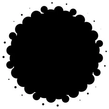 Halftone element. Abstract geometric graphic with half-tone pattern 스톡 일러스트