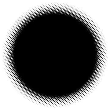 Halftone element. Abstract geometric graphic with half-tone pattern 스톡 일러스트