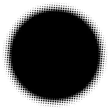Halftone element. Abstract geometric graphic with half-tone pattern 스톡 일러스트