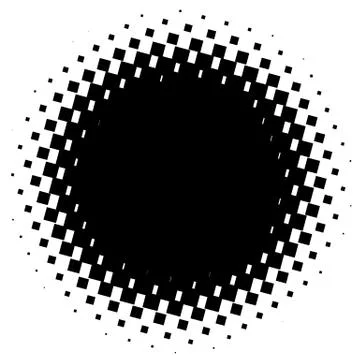 Halftone element. Abstract geometric graphic with half-tone pattern 스톡 일러스트