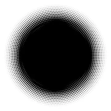 Halftone element. Abstract geometric graphic with half-tone pattern 스톡 일러스트