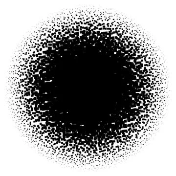 Halftone element. Abstract geometric graphic with half-tone pattern 스톡 일러스트