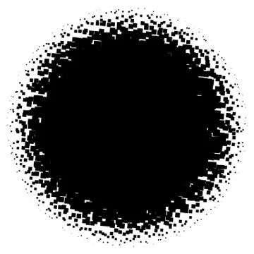 Halftone element. Abstract geometric graphic with half-tone pattern 스톡 일러스트