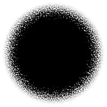 Halftone element. Abstract geometric graphic with half-tone pattern Illustrazione stock