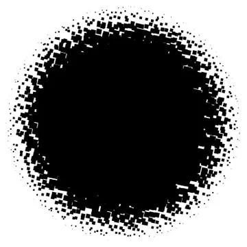 Halftone element. Abstract geometric graphic with half-tone pattern 스톡 일러스트