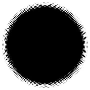 Halftone element. Abstract geometric graphic with half-tone pattern 스톡 일러스트