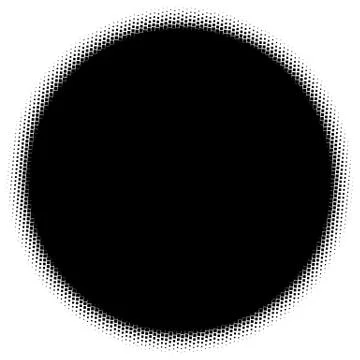 Halftone element. Abstract geometric graphic with half-tone pattern 스톡 일러스트