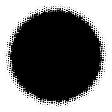 Halftone element. Abstract geometric graphic with half-tone pattern 스톡 일러스트