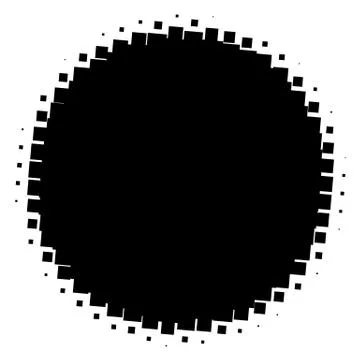 Halftone element. Abstract geometric graphic with half-tone pattern 스톡 일러스트
