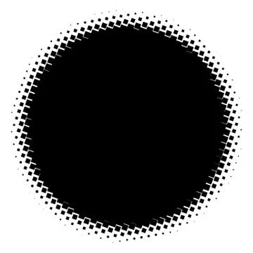 Halftone element. Abstract geometric graphic with half-tone pattern 스톡 일러스트