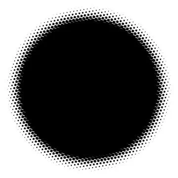 Halftone element. Abstract geometric graphic with half-tone pattern 스톡 일러스트
