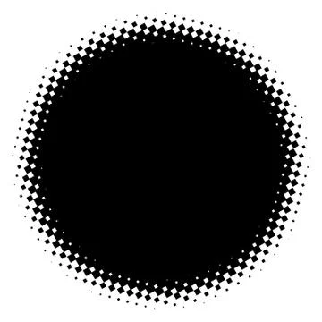 Halftone element. Abstract geometric graphic with half-tone pattern 스톡 일러스트
