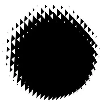 Halftone element. Abstract geometric graphic with half-tone pattern 스톡 일러스트