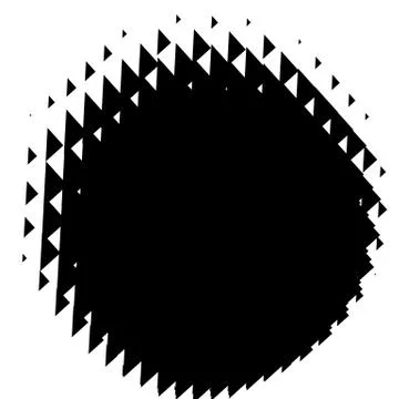 Halftone element. Abstract geometric graphic with half-tone pattern 스톡 일러스트