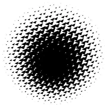 Halftone element. Abstract geometric graphic with half-tone pattern 스톡 일러스트